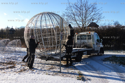 Przygotowania do otwarcia Lumina Park na terenie Międzynarodowego...