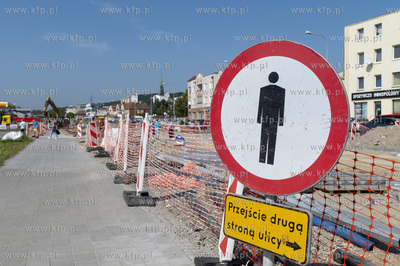 Gdynia Obłuże, rozbudowa ulicy adm. J. Unruga.29.08.2024...