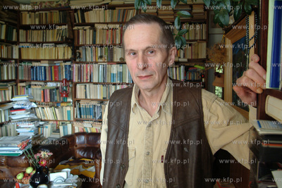 Andrzej Waskiewicz - poeta z Gdanska. 27.09.2002 fot....