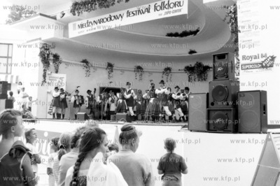 III Miedzynarodowy Festiwal Folkloru w Sopocie. Wystep...