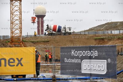 Gdansk. Rebiechowo. Uroczystosc wmurowania kamienia...