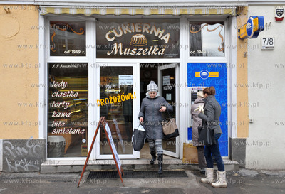 Tlusty czwartek w Cukierni Muszelka w Gdansku na ul....