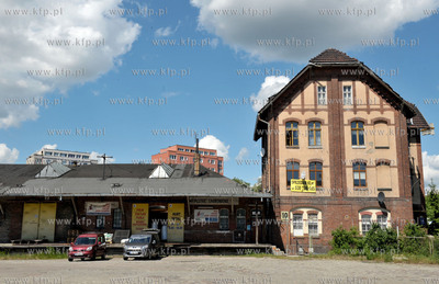 Gdansk. ul. Torunska. Teren dawnego dworca kolejowego,...