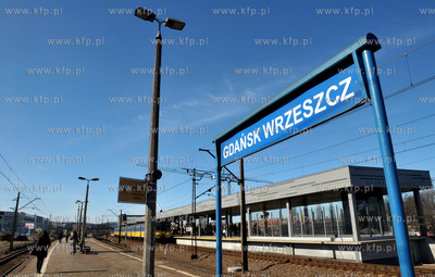 Gdansk Wrzeszcz. Dworzec kolejowy PKP.1.04.2014 Fot....