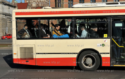 Gdansk. Autobus na ul. Okopowej. 22.04.2015 Fot. Maciej...