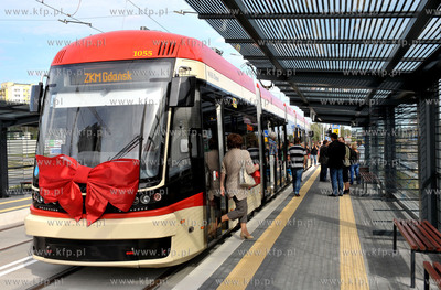 Pierwszy przejazd tramwaju nowa linią na trasie Siedlce...