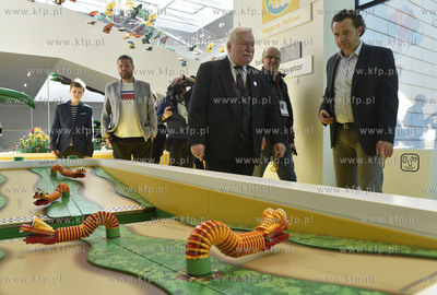 Wizyta Lecha Wałęsy w Billund w Danii. Były prezydent...