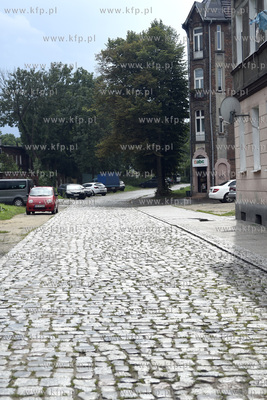 Ulica Reduta Dzik w Gdańsku Dolne Miasto.06.08.2019...