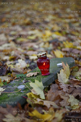 Gdansk. Swieto Zmarlych. Cmentarz lostowicki. 01.11.2008...