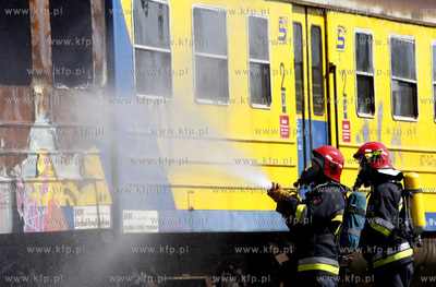 Gdynia. Zaklad taboru Szybkiej Kolei Miejskiej. Akcja...