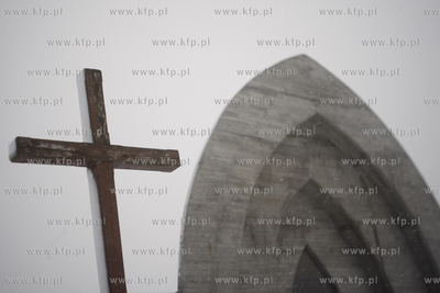 Leba. Budowa kosciola przy parafii sw. Jakuba Apostola...