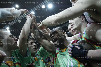 Gdynia. Final Pucharu Polski w koszykowce. Anwil Wloclawek...