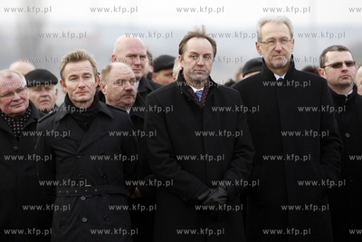 Uroczyste otwarcie obwodnicy Pruszcza Gdanskiego. Nz...