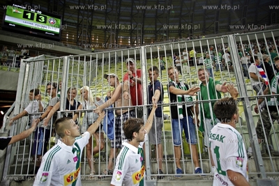 Gdansk. PGE Arena. Mecz o mistrzostwo Ekstraklasy Lechia...