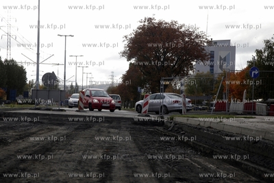 Gdansk. Zmiana w organizacji ruchu na budowie wezła...