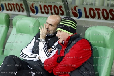 PGE Arena. Cwiercfinal Pucharu Polski w pilce noznej....