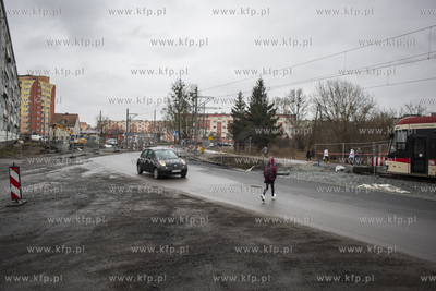 Skrzyżowanie ulic Skiby i Stryjewskiego w Gdańsku.
06.02.2020
fot....
