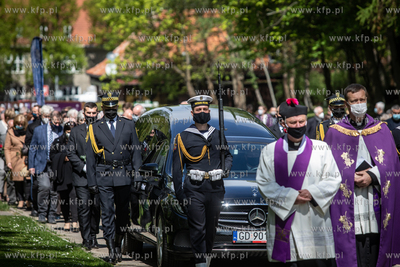 Cmentarz Srebrzysko. Pogrzeb pierwszego demokratycznie...