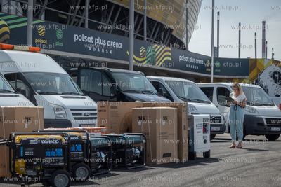 Polsat Plus Arena Gdańsk. Prezentacja samochodów,...