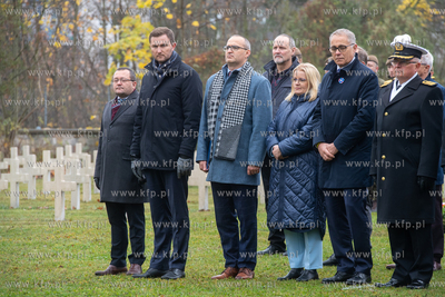 Wojskowy Cmentarz Francuski w Gdańsku. Uroczystości...