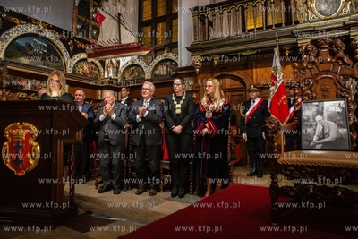 Uroczystość wręczenia medali Rady Miasta Gdańska....