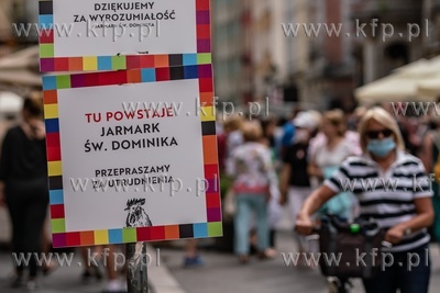 Gdańsk, Rozpoczął się Jarmark Św. Dominika. 25.07.2020...