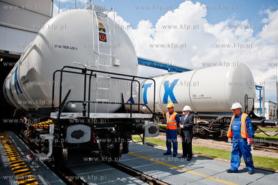 Gdansk. Bocznica Kolejowa Grupy Lotos S.A.. Uroczyste...