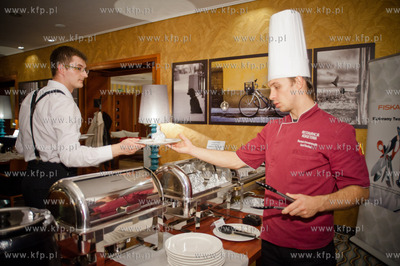 Gdansk. Restauracja hotelu Hanza. Festiwal Dorsza i...