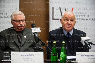 Gdansk. Hotel Radisson Blu. Uroczysta konferencja prasowa,...