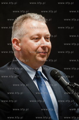 Hala Ergo Arena. Uroczystosc podpisania umowy pozyczki...