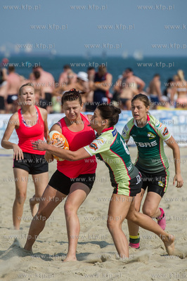 Plaza w Sopocie. Mistrzostwa Polski w rugby na plazy...