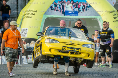 Gdank. Targ Weglowy. Zawody Pucharu Polski Strong Man.
Nz...