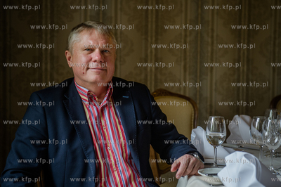 Gdansk. Wlasciciel restauracji Villa Uphagena Mariusz...
