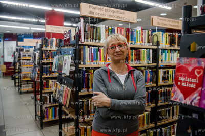 Gdansk. Biblioteka Manhattan w CH Manhattan. Spotkanie...