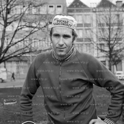 Zbigniew Niespodziany, kolarz zespolu Lechii Gdansk....