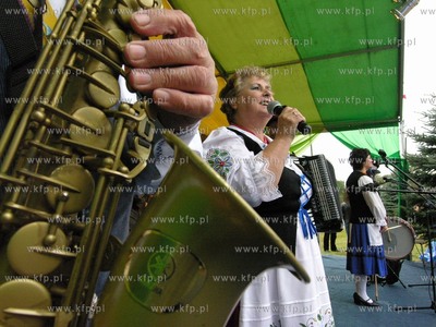 Karzniczka k/Slupska VI Swieto Ziemniaka. nz. kapela...