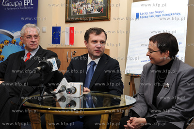 Sopot. Zakonczenie kampanii wyborczej kandydata na...