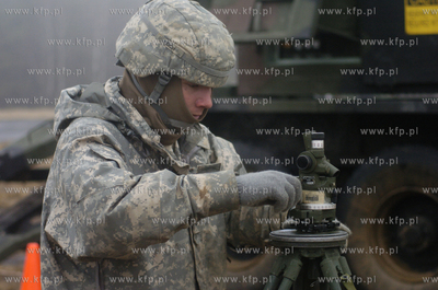 Cwiczenia 150 amerykańskich zolnierzy z niemieckiej...