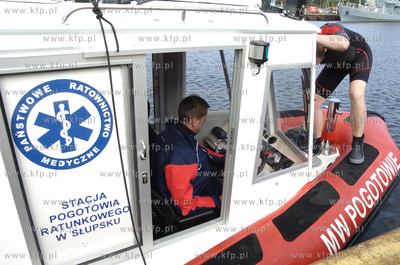 Ustka. Pierwsza, specjalistyczna wodna karetka pogotowia...