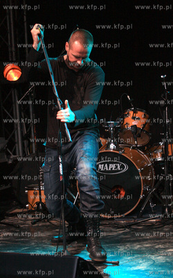 Koncert zespolu Cochise na terenie ogrodu kawiarni...