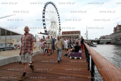 Oficjalne otwarcie nbrzezy Wyspy Spichrzow. 25.07.2014...