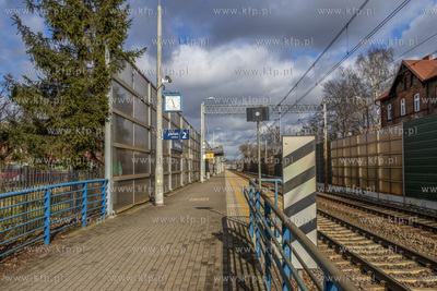 Peron stacji kolejowej Gdańsk Orunia. 04.03.2020
fot....