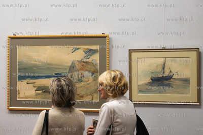 Wernisaż wystawy malarstwa Mariana Mokwy w Pruszczu...