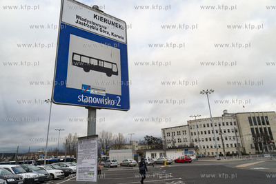 Gdynia. Dworzec Główny, PKS.  27.03.2019 Fot. Anna...