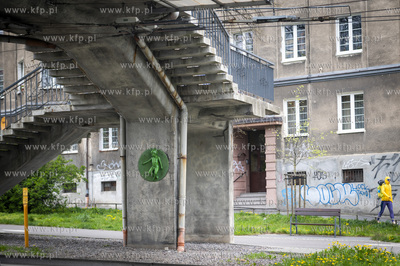 Gdynia, ul. Podjazd. Nowa rzeźba tajemniczego twórcy...