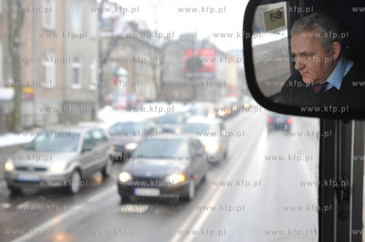 Pozegnanie z autobusem miejskim Ikarus w Gdansku. Przez...