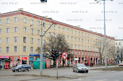 Gdansk Wrzeszcz. Budynek na al. Grunwaldzkiej pomiedzy...