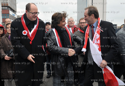 Parada Niepodleglosci w Gdansku z udzilaem Jean Michela...