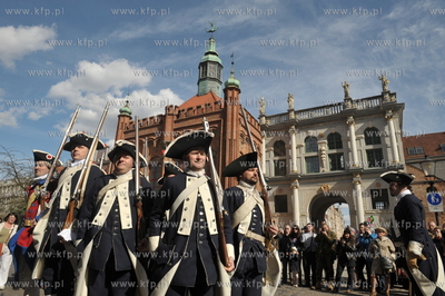 Gdańsk. Plac między Złotą Bramąi Katownią. Historyczna...