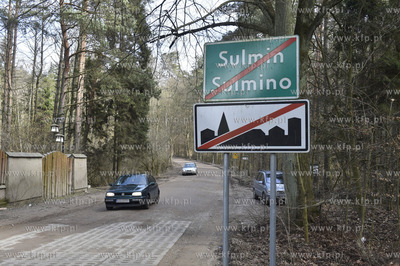 Droga pomiędzy Sulminem, a Otominem pod Gdańskiem....